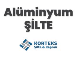 Alüminyum Şilte
